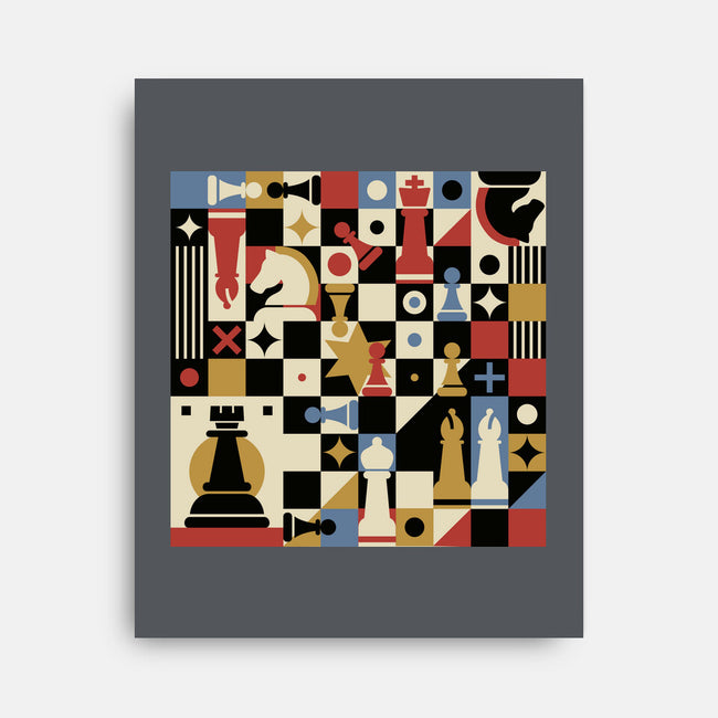 Chess Art Vintage-None-Stretched-Canvas-tobefonseca