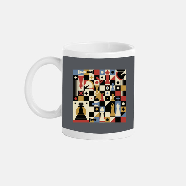 Chess Art Vintage-None-Mug-Drinkware-tobefonseca