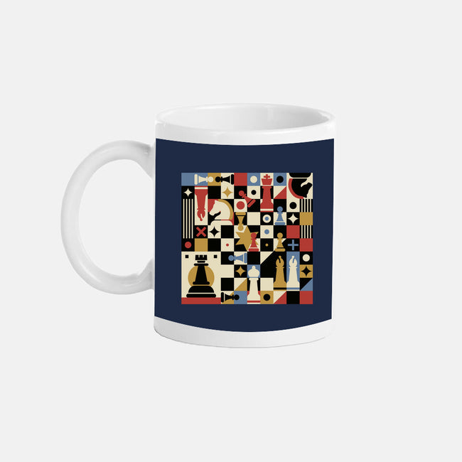 Chess Art Vintage-None-Mug-Drinkware-tobefonseca