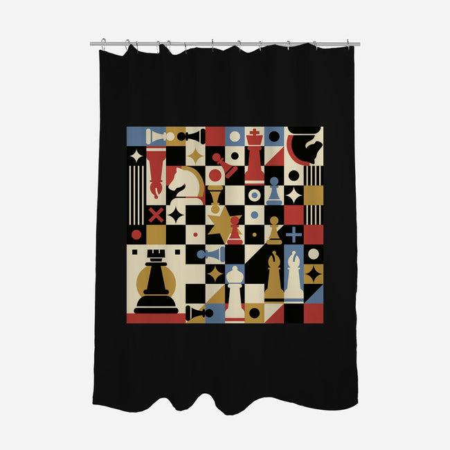 Chess Art Vintage-None-Polyester-Shower Curtain-tobefonseca