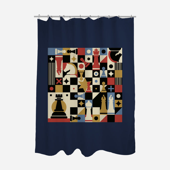 Chess Art Vintage-None-Polyester-Shower Curtain-tobefonseca