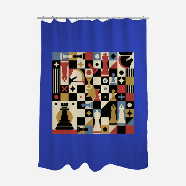 Chess Art Vintage-None-Polyester-Shower Curtain-tobefonseca