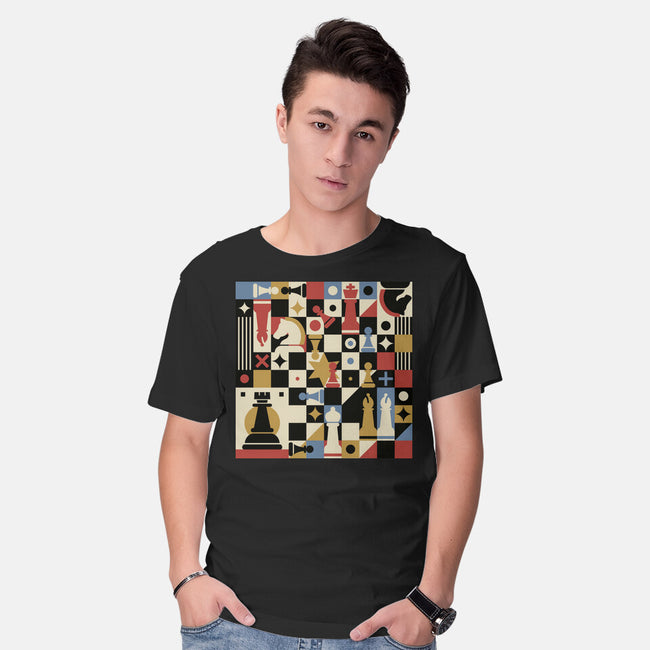 Chess Art Vintage-Mens-Basic-Tee-tobefonseca