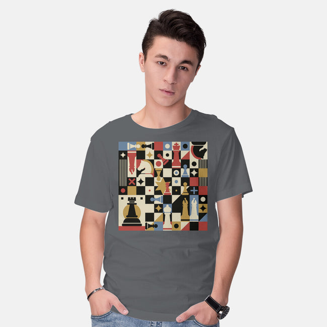 Chess Art Vintage-Mens-Basic-Tee-tobefonseca