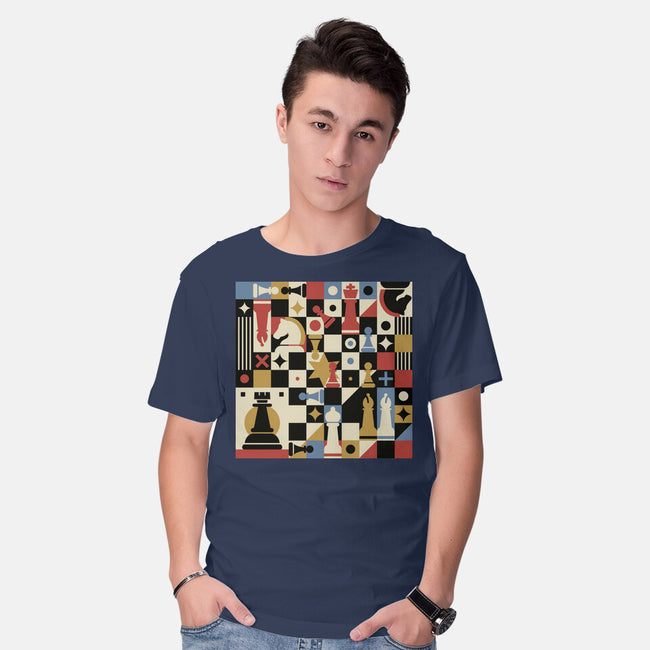 Chess Art Vintage-Mens-Basic-Tee-tobefonseca