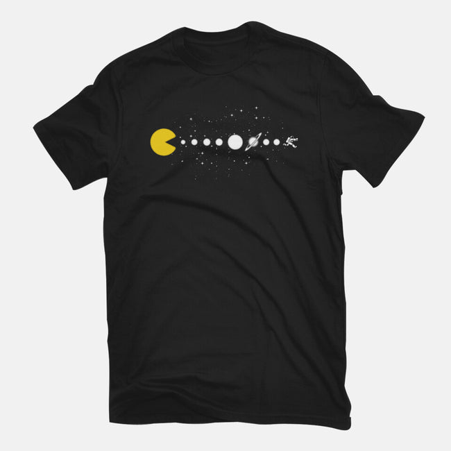 Minimalist Solar System-Womens-Fitted-Tee-tobefonseca