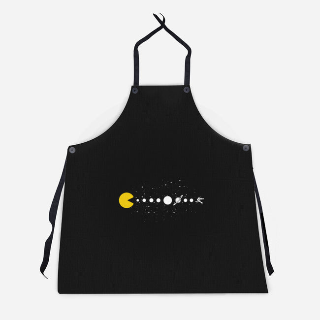Minimalist Solar System-Unisex-Kitchen-Apron-tobefonseca