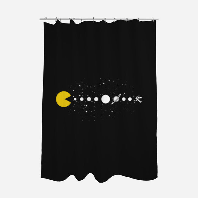 Minimalist Solar System-None-Polyester-Shower Curtain-tobefonseca