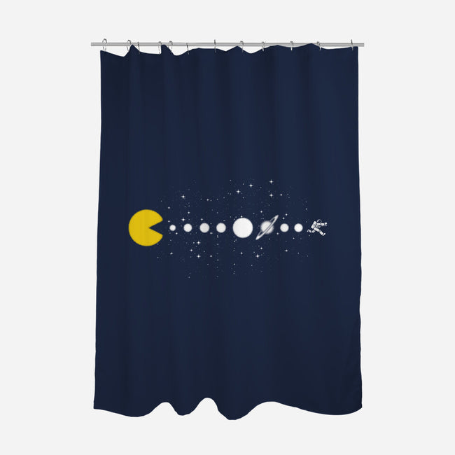Minimalist Solar System-None-Polyester-Shower Curtain-tobefonseca