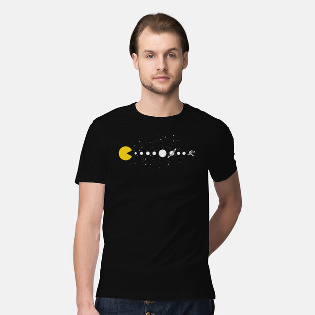 Minimalist Solar System-Mens-Premium-Tee-tobefonseca