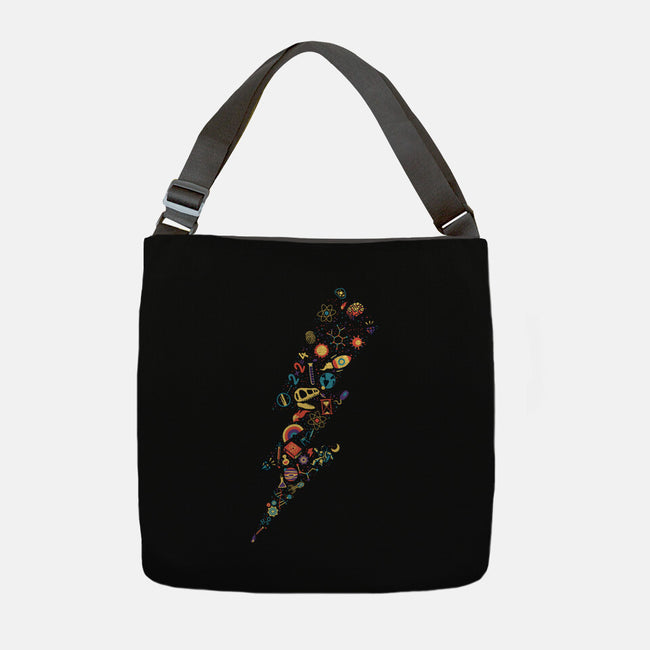Science Thunder-None-Adjustable Tote-Bag-tobefonseca