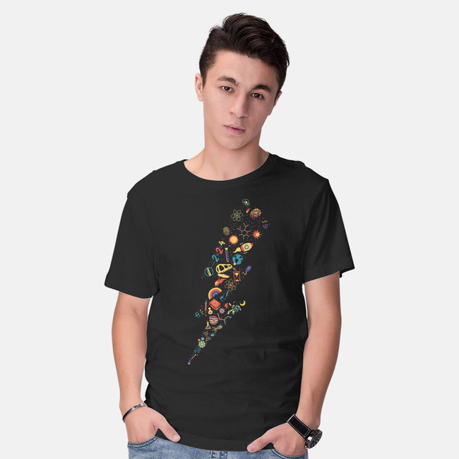 Science Thunder-Mens-Basic-Tee-tobefonseca