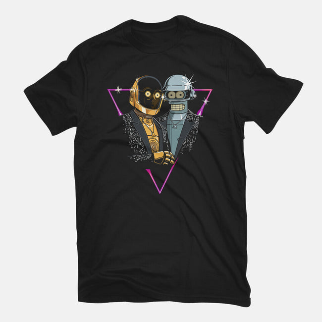 Robot DJ Duo-Womens-Fitted-Tee-Diego Gurgell