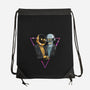 Robot DJ Duo-None-Drawstring-Bag-Diego Gurgell