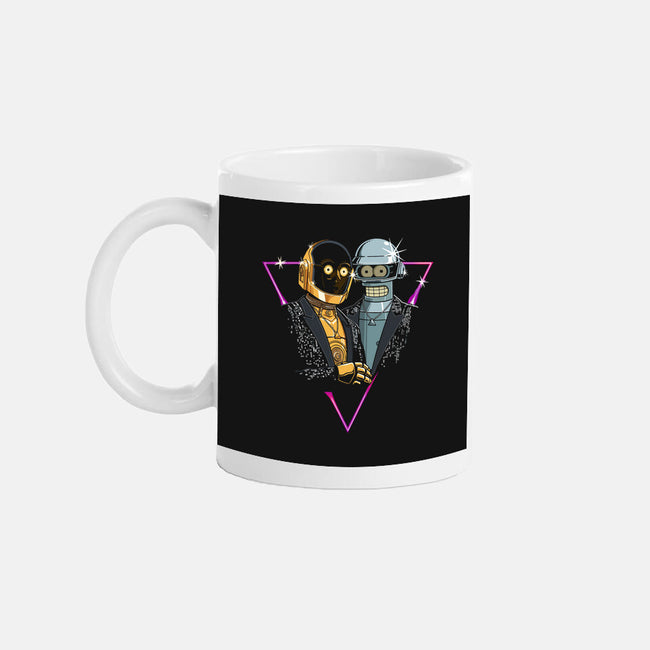 Robot DJ Duo-None-Mug-Drinkware-Diego Gurgell