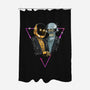 Robot DJ Duo-None-Polyester-Shower Curtain-Diego Gurgell