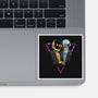 Robot DJ Duo-None-Glossy-Sticker-Diego Gurgell