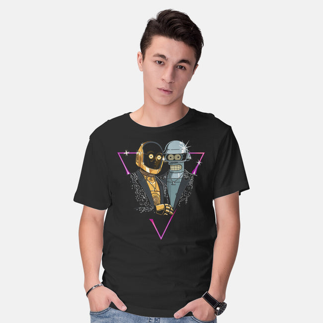 Robot DJ Duo-Mens-Basic-Tee-Diego Gurgell