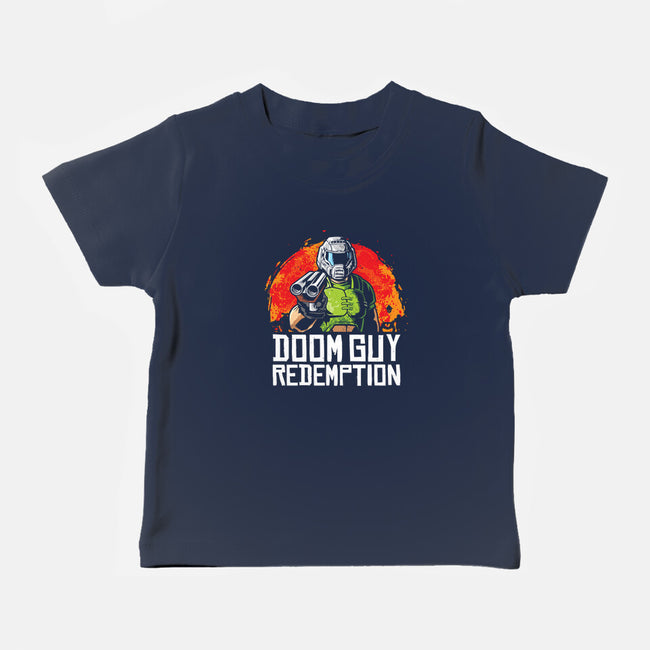 Doom Guy Redemption-Baby-Basic-Tee-arace