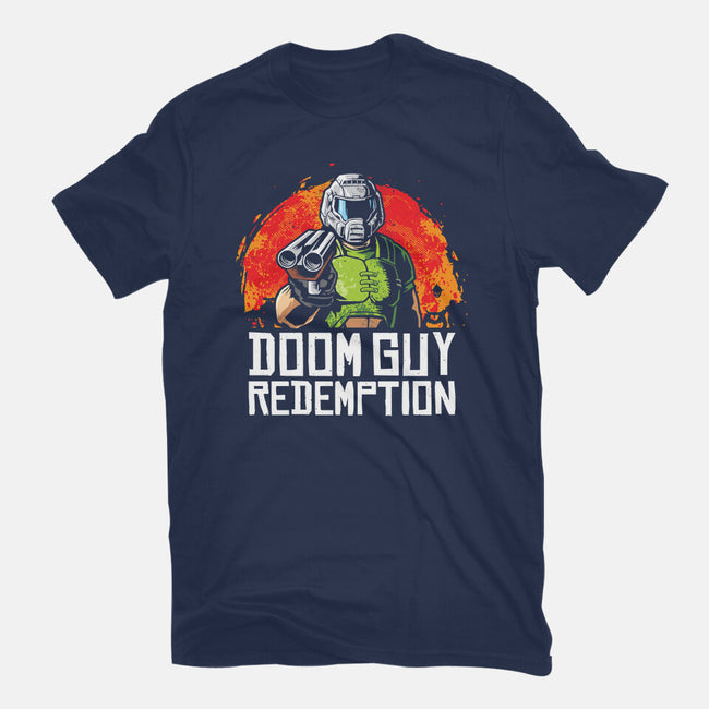 Doom Guy Redemption-Mens-Premium-Tee-arace