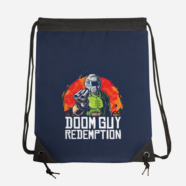 Doom Guy Redemption-None-Drawstring-Bag-arace