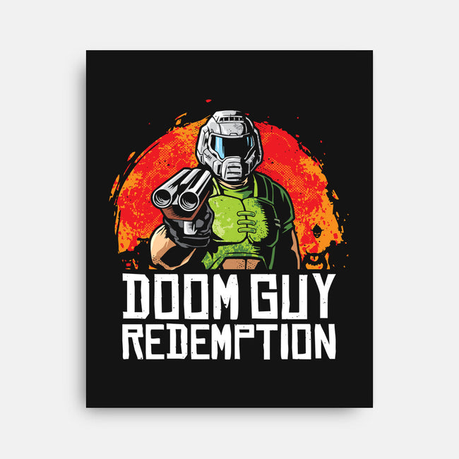 Doom Guy Redemption-None-Stretched-Canvas-arace