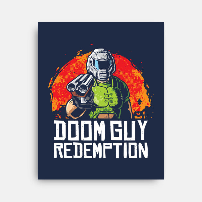 Doom Guy Redemption-None-Stretched-Canvas-arace