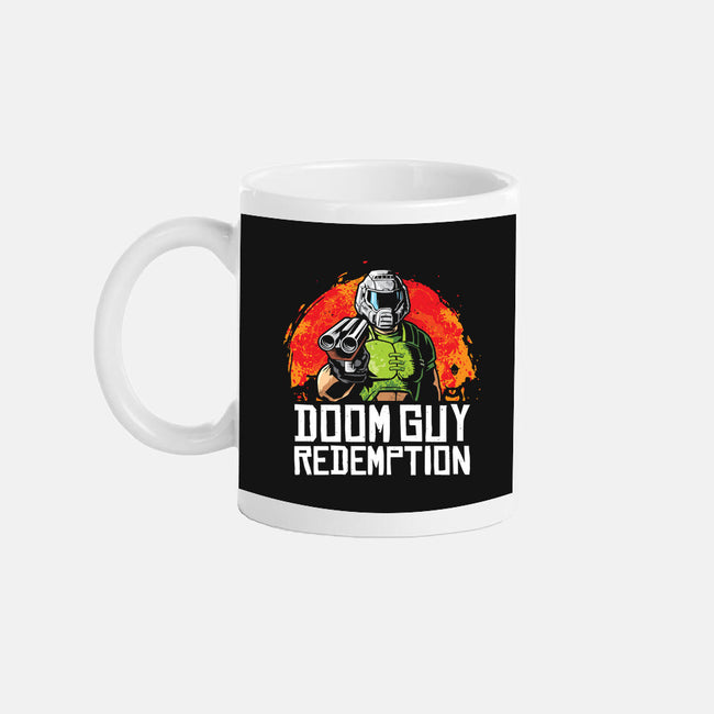 Doom Guy Redemption-None-Mug-Drinkware-arace