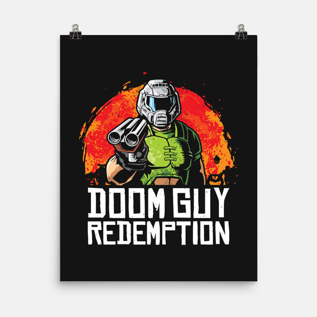 Doom Guy Redemption-None-Matte-Poster-arace