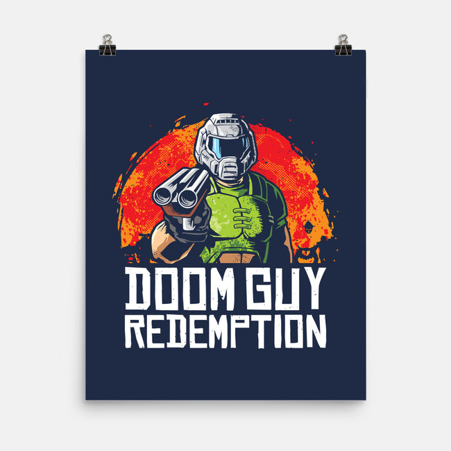 Doom Guy Redemption-None-Matte-Poster-arace