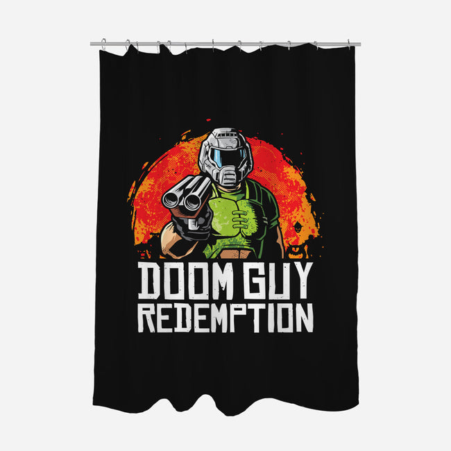 Doom Guy Redemption-None-Polyester-Shower Curtain-arace