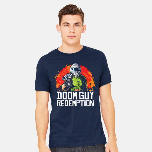 Doom Guy Redemption-Mens-Heavyweight-Tee-arace