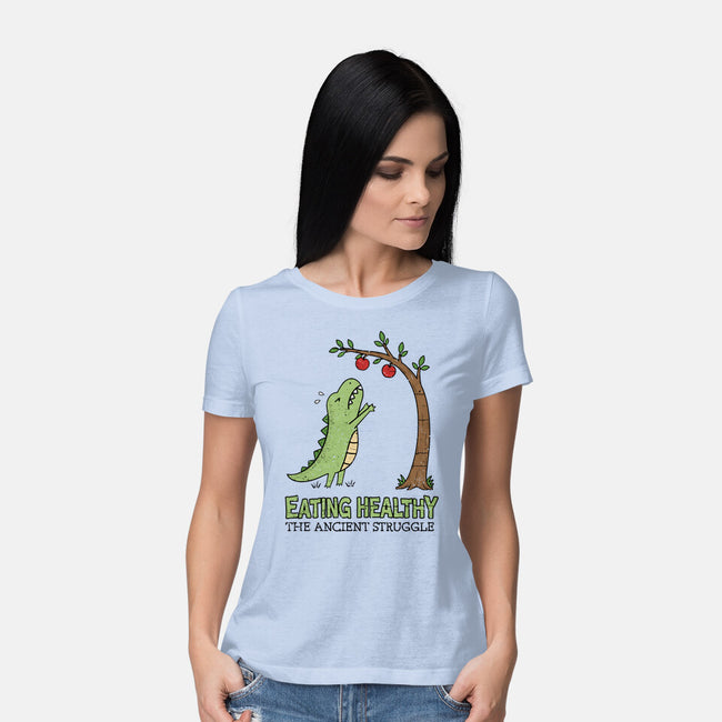 The Ancient Struggle-Womens-Basic-Tee-BridgeWalker