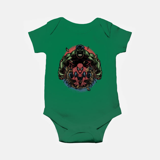 Gamma And Web-Baby-Basic-Onesie-glitchygorilla