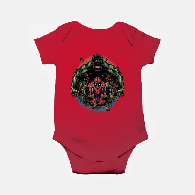 Gamma And Web-Baby-Basic-Onesie-glitchygorilla