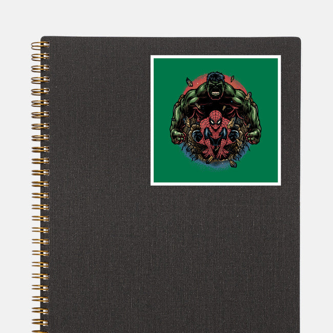 Gamma And Web-None-Glossy-Sticker-glitchygorilla