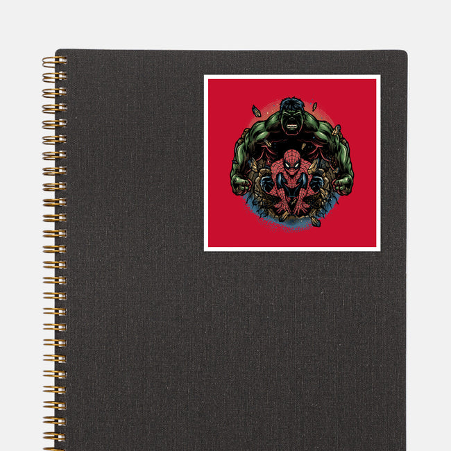Gamma And Web-None-Glossy-Sticker-glitchygorilla