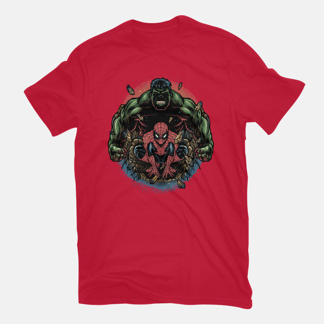 Gamma And Web-Mens-Heavyweight-Tee-glitchygorilla