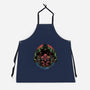 Gamma And Web-Unisex-Kitchen-Apron-glitchygorilla