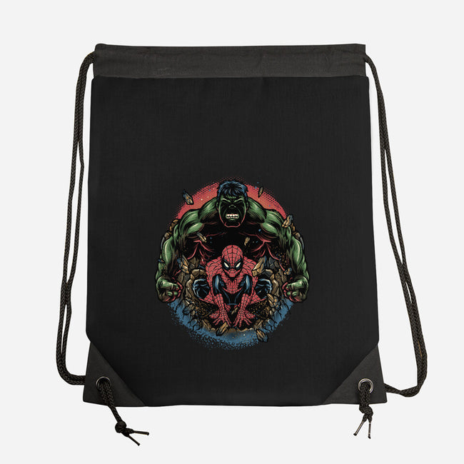 Gamma And Web-None-Drawstring-Bag-glitchygorilla