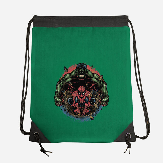Gamma And Web-None-Drawstring-Bag-glitchygorilla