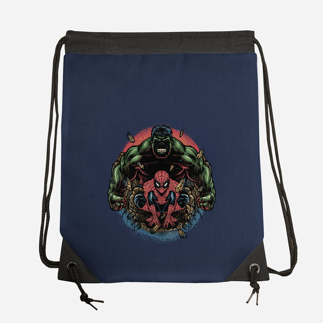 Gamma And Web-None-Drawstring-Bag-glitchygorilla