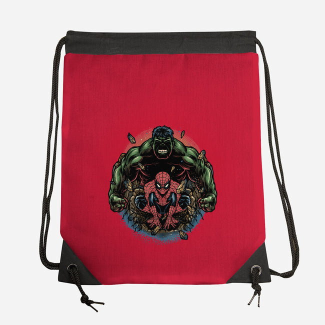 Gamma And Web-None-Drawstring-Bag-glitchygorilla
