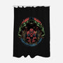 Gamma And Web-None-Polyester-Shower Curtain-glitchygorilla