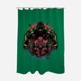 Gamma And Web-None-Polyester-Shower Curtain-glitchygorilla