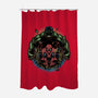 Gamma And Web-None-Polyester-Shower Curtain-glitchygorilla