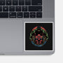 Gamma And Web-None-Glossy-Sticker-glitchygorilla
