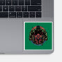 Gamma And Web-None-Glossy-Sticker-glitchygorilla