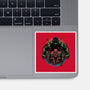Gamma And Web-None-Glossy-Sticker-glitchygorilla