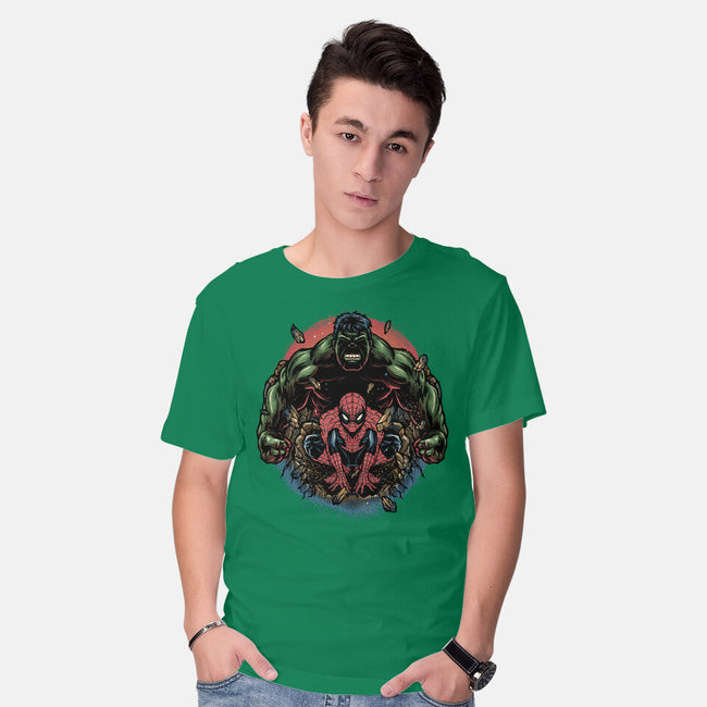 Gamma And Web-Mens-Basic-Tee-glitchygorilla